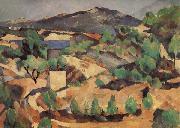 Paul Cezanne Mountains seen from l'Estaque oil painting reproduction